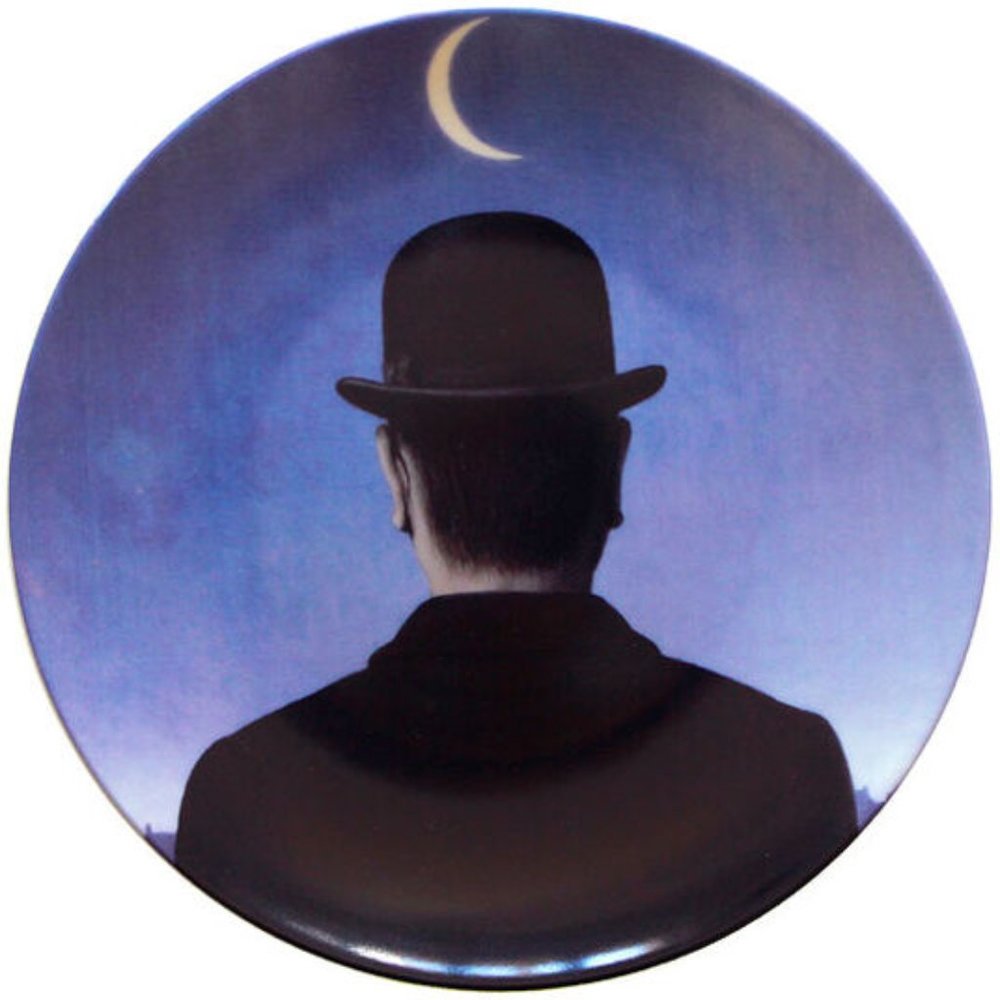 SCHOOLMASTER René Magritte 1954 Porcelain Plates